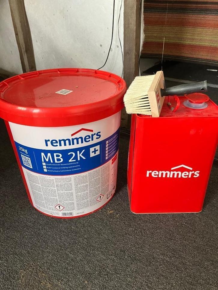 Vloerbare waterdichting MB 2K en Kiesol primer van Remmers, Doe-het-zelf en Bouw, Verf, Beits en Lak, Nieuw, 20 liter of meer