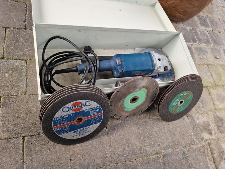 schijfmachine, Doe-het-zelf en Bouw, Gereedschap | Slijpmachines, Gebruikt, Haakse handslijpmachine, 1000 watt of meer, Ophalen