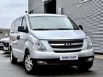 Hyundai H-1 2.5 CRDi 163cv 6 PL - UTILITAIRE DOUBLE CABINE, Auto's, Bestelwagens en Lichte vracht, Stof, Gebruikt, Zwart, 120 kW