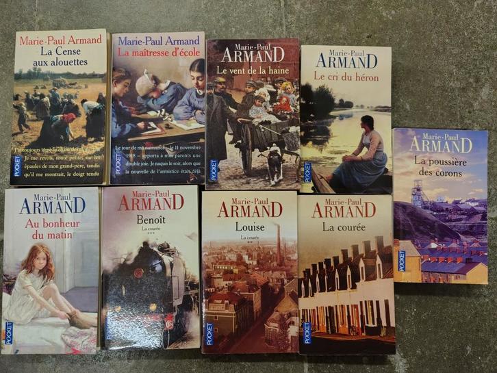 Marie-Paul Armand 9 Franse pockets, Boeken, Romans, Ophalen of Verzenden
