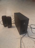 Logitech PC-luidsprekers, Computers en Software, Pc speakers, Ophalen of Verzenden, Gebruikt, Audiokanaal 2.1, Logitech
