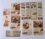 10 oude reclames Lutti snoepgoed. Aristocats, Verzamelen, Ophalen of Verzenden