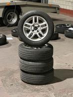 Set lichtmetalen velgen 14 inch 4X100 met banden voor opmaak, Auto-onderdelen, Banden en Velgen, Ophalen, 14 inch, Zomerbanden