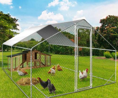 ENCLOS POULALLIER 12M2  -  4M X 3M ACIEN GALVANISE, Animaux & Accessoires, Rongeurs & Lapins | Cages & Clapiers, Neuf, Enclos