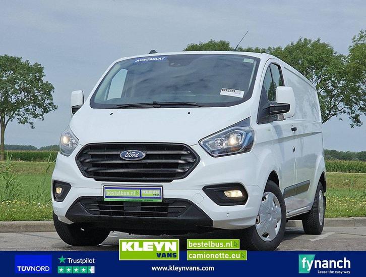 Ford TRANSIT CUSTOM 2.0 L2H1 Navi Trekhaak, Auto's, Bestelwagens en Lichte vracht, Bedrijf, ABS, Airconditioning, Centrale vergrendeling