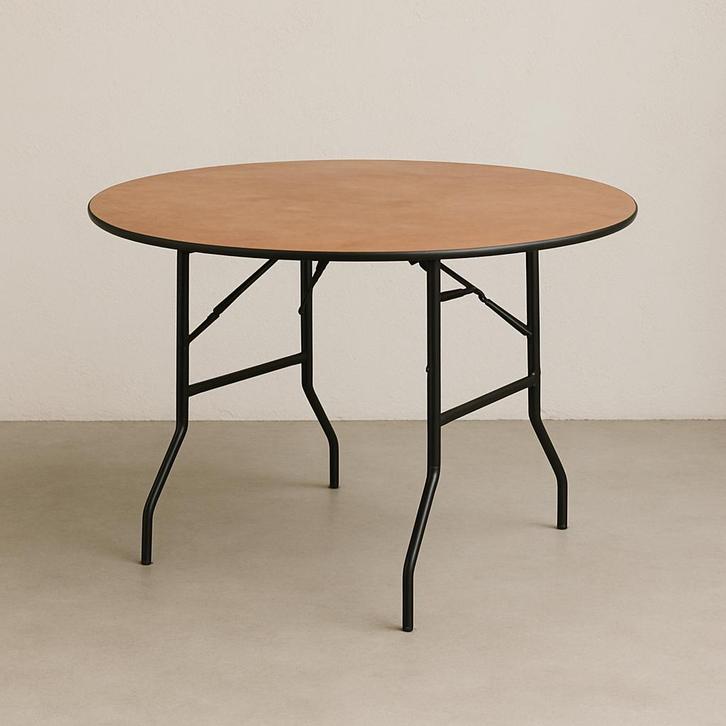 Ronde buffettafel 150cm met tafellaken te huur, Hobby en Vrije tijd, Feestartikelen | Verhuur, Nieuw, Ophalen of Verzenden