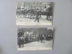 2 PK Luik 1913 Koning en Koningin in koets paarden, Verzenden, Zo goed als nieuw, Kaart, Foto of Prent