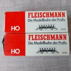 Fleischmann 5002 personenrijtuig 2 stuks schaal HO, Gebruikt, Gelijkstroom, Fleischmann, Wagon