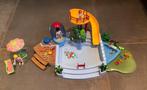 Playmobil zwembad met glijbaan 4858, Kinderen en Baby's, Speelgoed | Playmobil, Ophalen of Verzenden, Zo goed als nieuw, Complete set