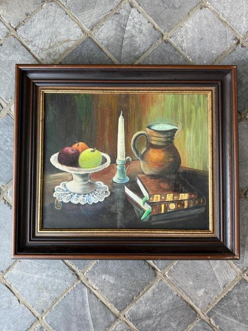Rustiek schilderijtje, Huis en Inrichting, Woonaccessoires | Schilderijen, Tekeningen en Foto's, Gebruikt, Schilderij, 50 tot 75 cm