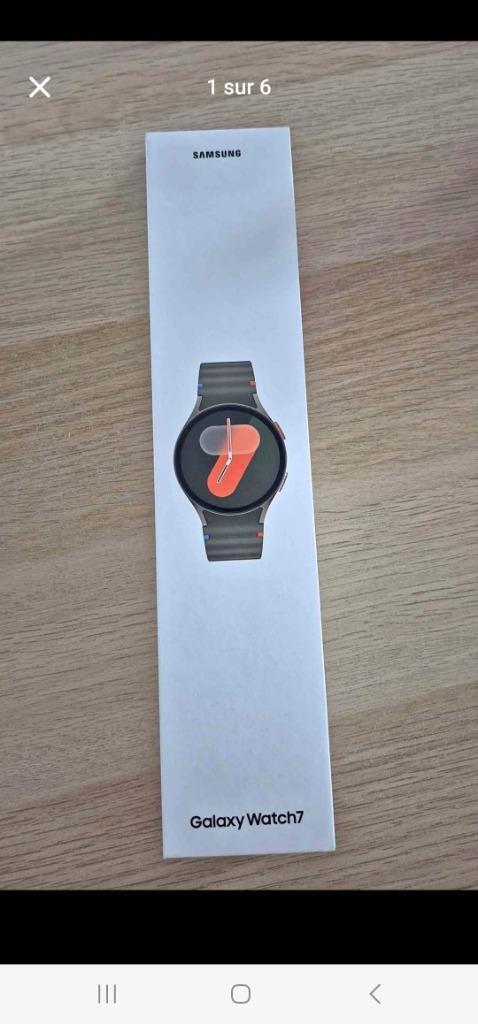 Galaxy watch 7 40mm, Handtassen en Accessoires, Smartwatches, Nieuw, Android, Groen, Afstand, Calorieverbanding, Conditie, GPS