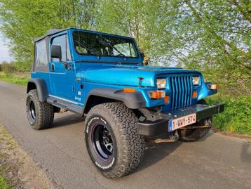 JEEP WRANGLER YJ 4.0HO - OLDTIMER - MANUEEL - ORIGINEEL, Achat, 135 kW, 2 places, Boîte manuelle