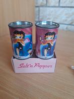 Betty boop très vielles boîtes Sel et poivre, Enlèvement ou Envoi, Utilisé, Humain