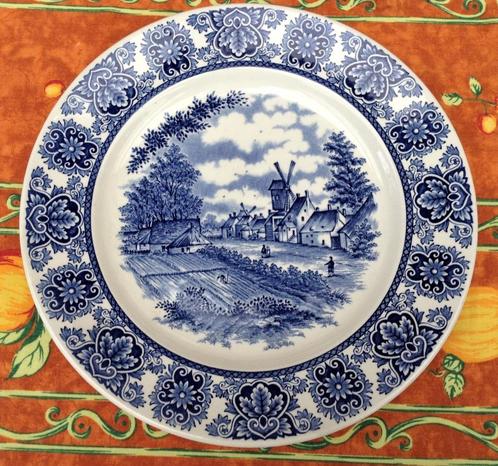 Vintage Delftware Broadhurst Staffordshire dinerbord, Antiek en Kunst, Antiek | Servies los, Ophalen of Verzenden