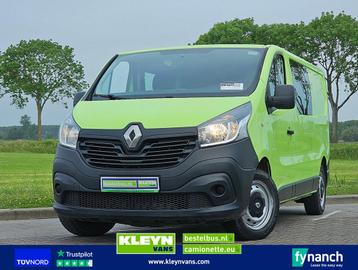 Renault TRAFIC 1.6 DCI L2 Dubbel Cabine Ac!, Auto's, Renault, Bedrijf, Cruise Control, Te koop