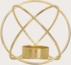 Porte-lampe Waxine en forme de boule doré 11x11, Autres couleurs, Or, Chandelier, Envoi