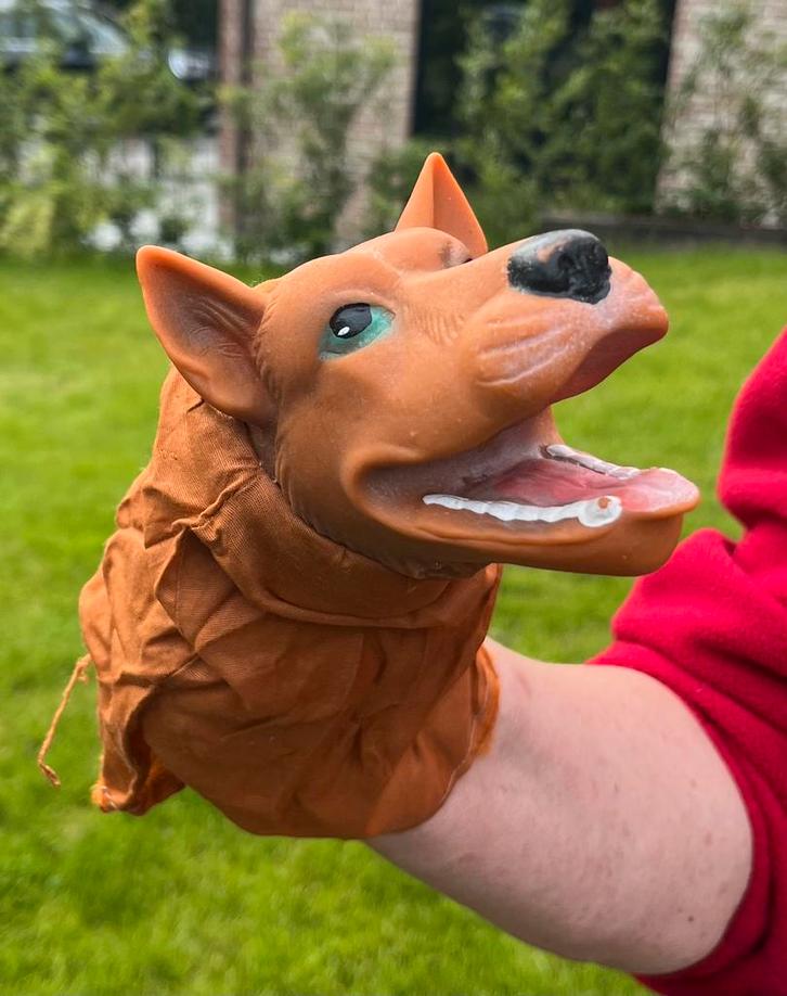 Poppenkast poppen vintage set, Kinderen en Baby's, Speelgoed | Poppen, Gebruikt, Overige typen, Ophalen of Verzenden