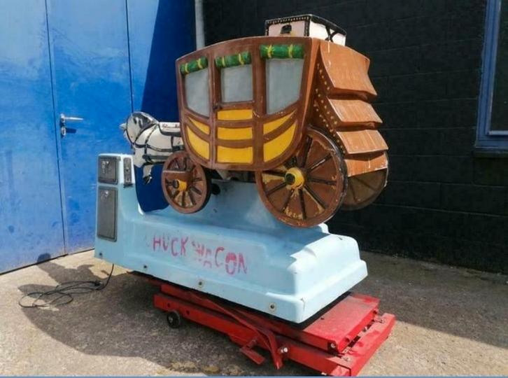 oude mechanische draaimolen, Verzamelen, Automaten | Overige, Ophalen of Verzenden
