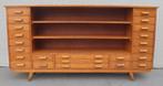 Vintage schoolkast ladekast boekenkast, Antiek en Kunst, Ophalen of Verzenden