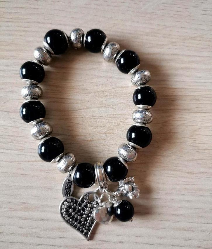 Esprit armband Nieuw prachtig juweel, Handtassen en Accessoires, Armbanden, Nieuw, Overige materialen, Zwart, Met bedels of kralen