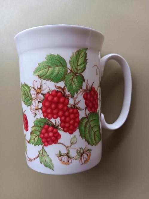 ZGAN Roy Kirkham mok Raspberry Fruit Garden, Verzamelen, Porselein, Kristal en Bestek, Zo goed als nieuw, Kop en/of schotel, Porselein