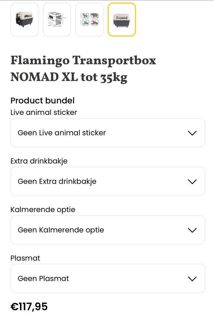 Flamingo Transportbox NOMAD XL – tot 35 kg, Tickets en Kaartjes, Kortingen en Cadeaubonnen