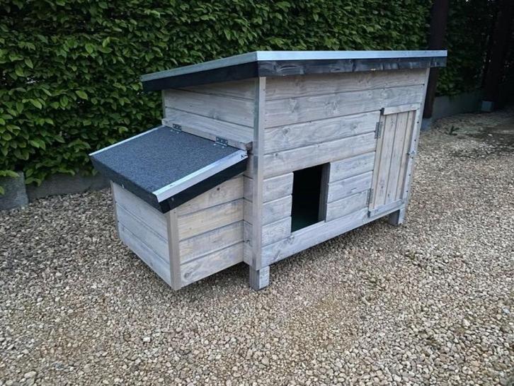 Kippenhok Wood 1 op poten GRIJS, Dieren en Toebehoren, Pluimvee | Toebehoren, Nieuw, Kippenhok of Kippenren, Ophalen of Verzenden
