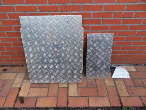 Traanplaat 3 stuks, Doe-het-zelf en Bouw, Metalen, Zo goed als nieuw, Aluminium, Ophalen