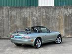 Mazda MX-5 1.8i 16v NBFL Silver Blues | Zetelverwarming, Auto's, Mazda, 1025 kg, Achterwielaandrijving, 4 cilinders, Cabriolet