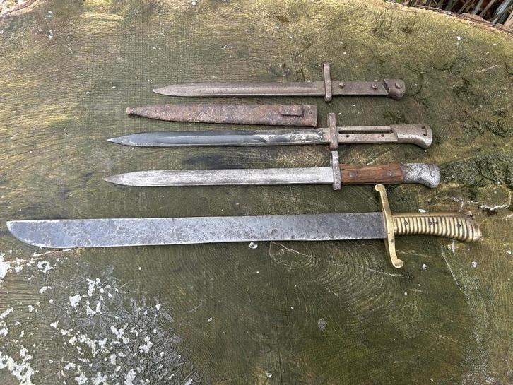 lot de baïonnette ww1, Collections, Objets militaires | Général, Autres, Enlèvement ou Envoi
