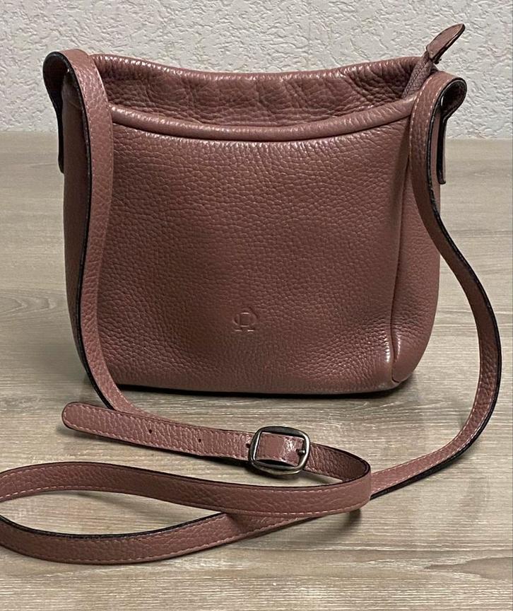 NOBODY leren schoudertas, prijs: 30€, Handtassen en Accessoires, Tassen | Damestassen, Zo goed als nieuw, Schoudertasje, Ophalen of Verzenden