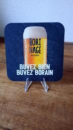 Bière sous-bock Brasserie du Borinage, Comme neuf, Autres marques, Sous-bock, Enlèvement ou Envoi