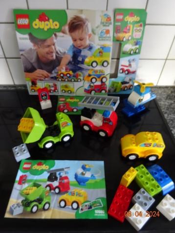 Lego Duplo 10886 Mijn Eerste Auto Creaties*VOLLEDIG*Prima beschikbaar voor biedingen