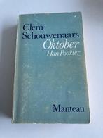 Clem Schouwenaars : " Oktober ( Han Poorter ) " 1988, Clem Schouwenaars, Belgique, Utilisé, Enlèvement ou Envoi