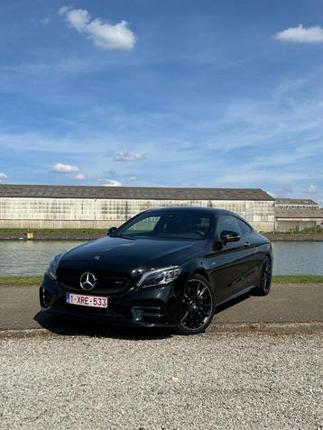 Prachtige Mercedes C43 AMG Coupé - Eerste eigenaar, Achat, Carnet d'entretien, Alcantara, Noir