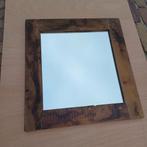 spiegel in eiken kader, Antiek en Kunst, Ophalen