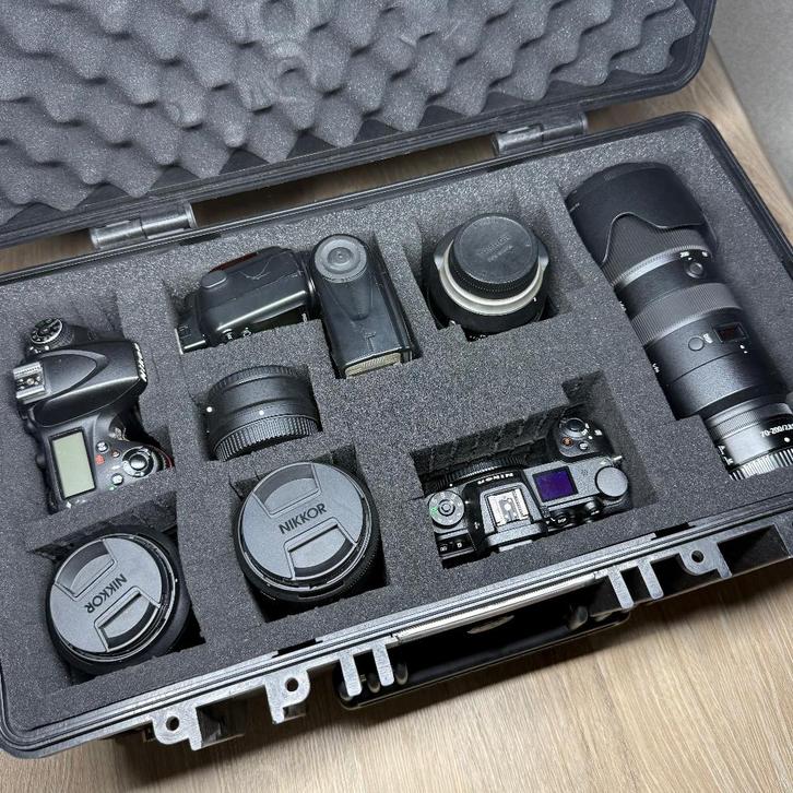 Complete professionele set Nikon camera's en lenzen, Audio, Tv en Foto, Fotocamera's Digitaal, Zo goed als nieuw, Nikon, Ophalen