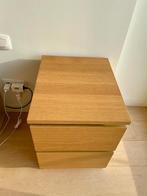 Commode Ikea MALM 2 tiroirs 40x55 culeur chêne, Maison & Meubles, Armoires | Commodes, Chêne, 25 à 50 cm, Moins de 50 cm, Enlèvement
