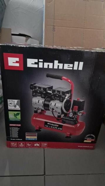  Einhell TE-AC 6 Silent 6L Compressor — Nieuw  beschikbaar voor biedingen