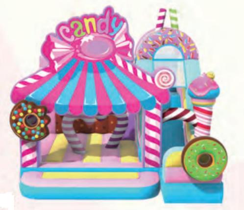 Château gonflable Candy à vendre Nouveau, Hobby & Loisirs créatifs, Articles de fête | Location, Neuf, Enlèvement