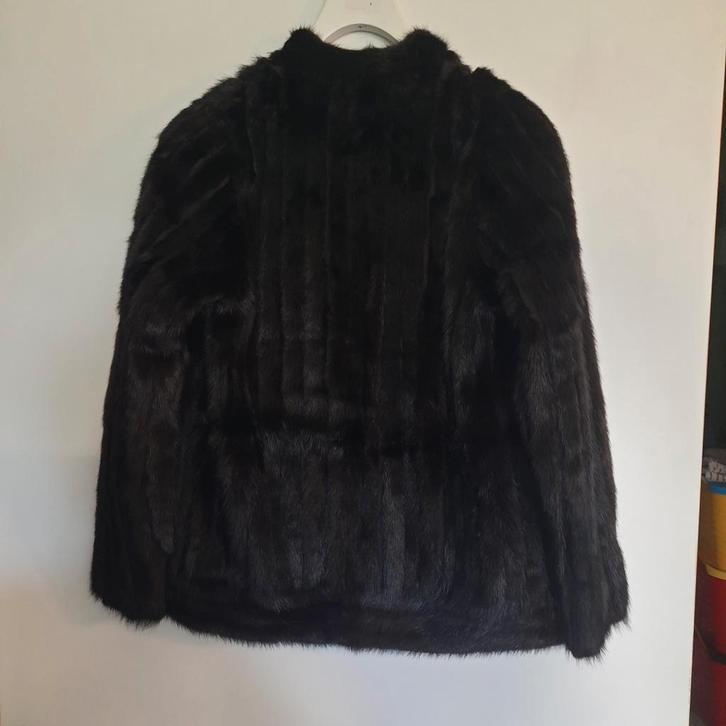 NERTS/VISON JASJE dubbelzijdig, bijna ZWART, SMALL, topstaat, Kleding | Dames, Jasjes, Kostuums en Pakken, Zo goed als nieuw, Jasje