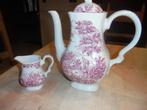 koffiepot en melkkannetje engels porcelein, Ophalen of Verzenden