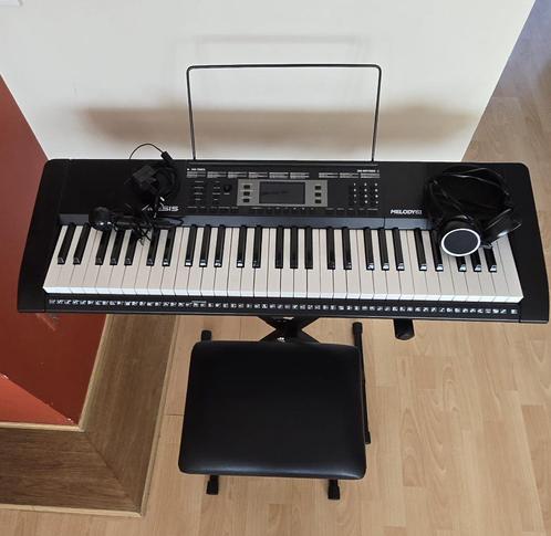 Alesis Melody 61 Planole met kruk, statief, koptelefoon en p, Muziek en Instrumenten, Overige Muziek en Instrumenten, Zo goed als nieuw