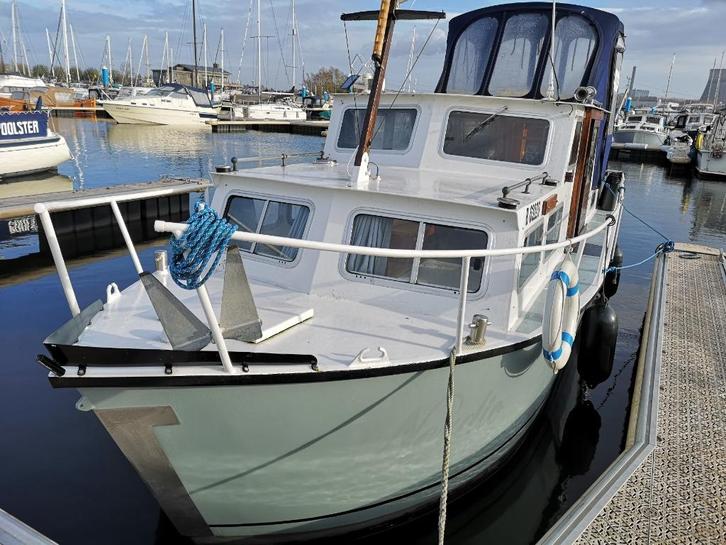 motorboot, Watersport en Boten, Motorboten en Motorjachten, Gebruikt, Staal, 9 tot 12 meter, Diesel, Binnenboordmotor, 50 pk of meer
