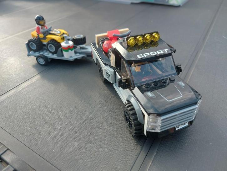 Lego City L'équipe de course tout-terrain" 60148, Kinderen en Baby's, Speelgoed | Duplo en Lego, Zo goed als nieuw, Lego, Complete set