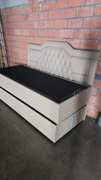 Boxspring met opbrengfunctie met matras te koop., Huis en Inrichting, Slaapkamer | Bedden, Ophalen, Overige materialen, Gebruikt