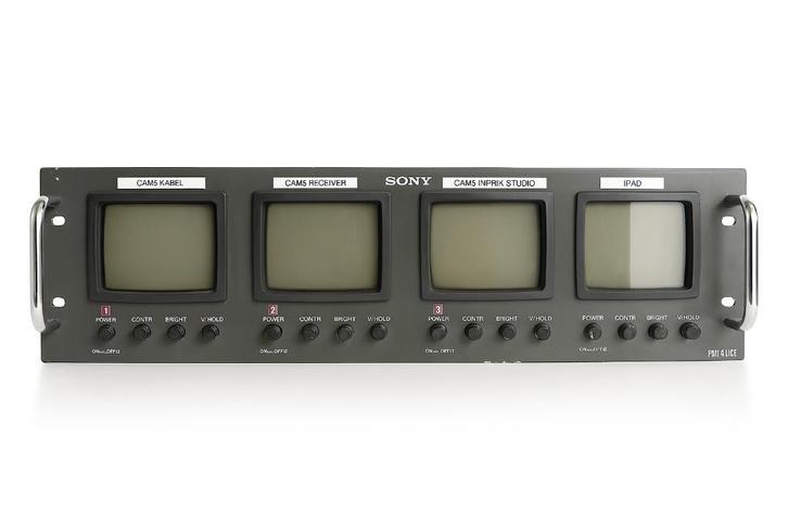 Moniteur vidéo Sony PVM-411CE (rack 4 écrans CRT)., TV, Hi-fi & Vidéo, Photo | Appareils professionnels, Utilisé, Enlèvement
