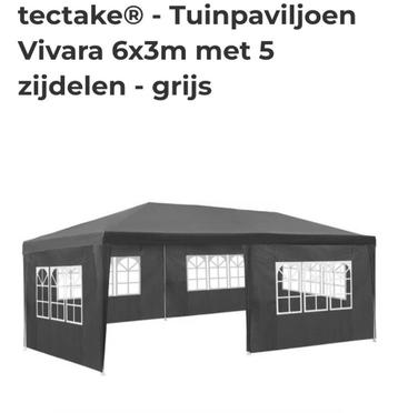 Nieuwe tuinpaviljoen  beschikbaar voor biedingen