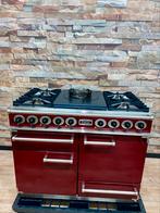 Luxe Falcon De Luxe 1092 cranberry 5 pits 3 ovens 110 cm, 60 cm of meer, 5 kookzones of meer, Vrijstaand, 90 tot 95 cm