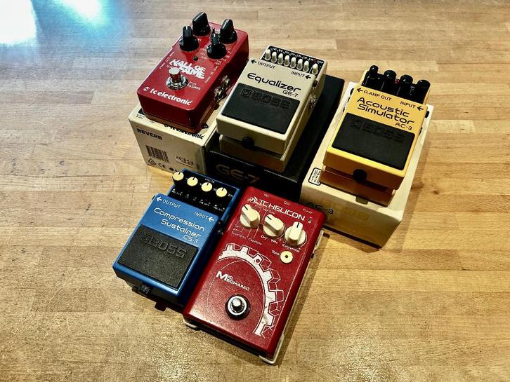Diverse Effect Pedalen, Muziek en Instrumenten, Effecten, Reverb, Overige typen, Equalizer, Compressor, Ophalen of Verzenden